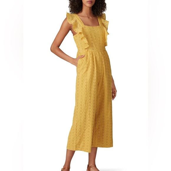 MINKPINK Pants - MINKPINK Yellow Jumpsuit